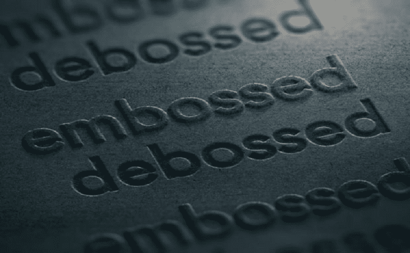 Embossing Debossing